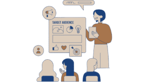Social media advertising services icon