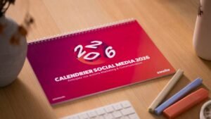 Calendrier social media 2016 desk calendar