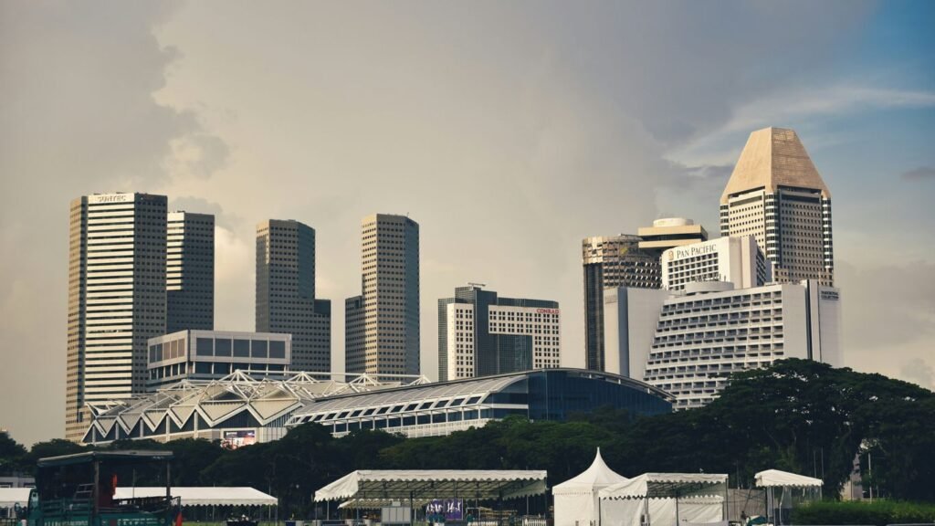 a large city landscape