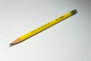 Pencil with an eraser, representing common PPC mistakes to correct