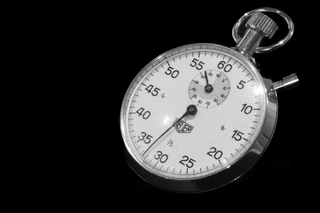 Stopwatch, representing fast results from an SEM agency